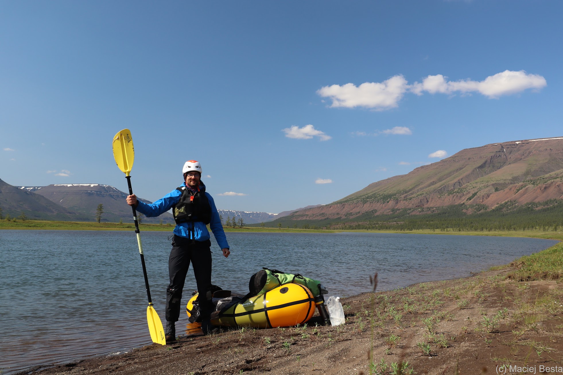 Ultralight packrafting in remote mountains